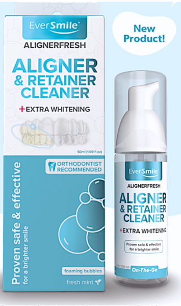 EVERSMILE® ALIGNERFRESH EXTRA WHITENING FOAM FOR ALIGNERS & RETAINERS (50ML)