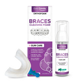EVERSMILE® BRACES CLEANER FOR METAL & CLEAR BRACES "FREE TRAYBRUSH"